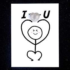 Натуральный Агат Украшения в виде сердца из натурального белого агата, с бумажными карточками, фигурка для украшения дома, энергетический камень рейки для исцеления, 15 мм