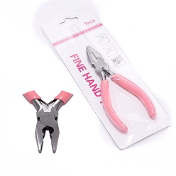 Pink Carbon Steel Pliers, Jewelry Making Supplies, Wire Cutters, Pink