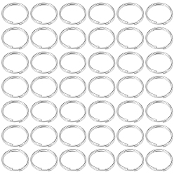Нержавеющая Сталь Цвет 500шт 304 разъемные кольца из нержавеющей стали, кольца с двойной петлей, цвет нержавеющей стали, 12x1.5 мм, внутренний диаметр: 10.5 мм