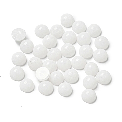 Белый Нефрит Натурального белого нефрита кабошонов, полукруглый, 5x2.5 мм