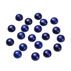 Ляпис-Лазурь Окрашенные натуральные лазури кабушоны, полукруглые / купольные, класс АА, 10x4.5 мм