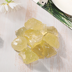 Цитрин Нагретый цитрин (полученный путем нагревания природного аметиста) — необработанный камень., для ароматического диффузора, обмотка провода, исцеление кристаллами викки и рейки, дисплей украшения, 10~20 мм, 100 г / шт