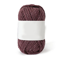 Коричневый Шерстяная пряжа, для ткачества, вязание крючком, коричневые, 5 мм, около 54.68 ярдов (50 м) / моток