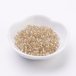 Peru 12/0 Glass Seed Beads, Silver Lined Round Hole, Round, Peru, 2mm, Hole: 1mm, about 30000 beads/pound