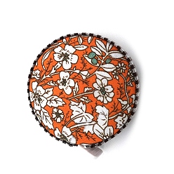 Оранжевый Тканевая рулетка, мягкая выдвижная швейная рулетка, для тела, шитье, оранжевые, 53x12 мм