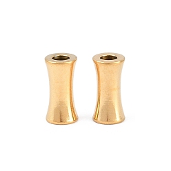 Золотой 201 из нержавеющей стали бусы, бамбуковую палку, золотые, 8x4 мм, отверстие : 2 мм