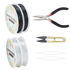 (52) Непрозрачная лаванда Эластичная кристальная нить, шнур из эластичной нити, для изготовления украшений из бисера, разноцветные, 0.8 мм, около 10.93 ярдов (10 м) / рулон, 4 рулонов / набор