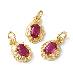 Камелия Латунный кубический цирконий, с целью перехода в кольце, долговечный, без свинца и без кадмия, овальные, реальный 18 k позолоченный, камелия, 14x8x4 мм, отверстие : 3 мм