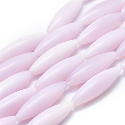 Opalite Perles opalite brins, oeil de cheval, 39.5~40x11.5mm, Trou: 1.5mm, Environ 10 pcs/chapelet, 15.75 pouce (40 cm)