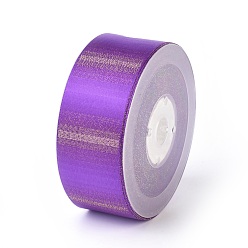 Фиолетовый Двухсторонние полиэфирные атласные ленты, фиолетовые, 1-1/2 дюйм (38 мм), о 100yards / рулон (91.44 м / рулон)