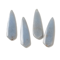 Angelite Natural Angelite Pendants, Tie Shape Charms, 38~39x11x3.5~4mm, Hole: 1mm