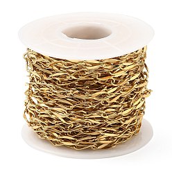 Золотой Ионное покрытие (ip) 304 звенья цепи из нержавеющей стали, золотые, 56x46 мм