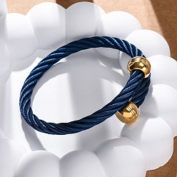 Синий 304 браслеты из нержавеющей стали для женщин, ионное покрытие (ip), синие, 7/8 дюйм (2.15 см), внутренний диаметр: 2-1/4 дюйм (5.85x5.75 см)