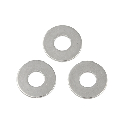 Нержавеющая Сталь Цвет Не тускнеет 201 соединительные кольца из нержавеющей стали, круглая кольцевая ссылка, цвет нержавеющей стали, 13x1 мм, отверстие : 5 мм