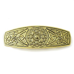 Другие Заколки для волос из сплава, для женщин девушки, античное золото , цветок, 83.5x29x12 мм