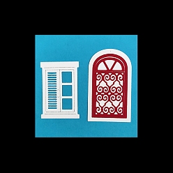 Arch Окно, дверь, углеродистая сталь, штампы, трафареты, для diy scrapbooking, Фотоальбом, декоративная бумага для тиснения, матовый цвет нержавеющей стали, арка, 86x98x0.8 мм