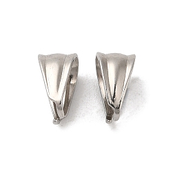 Нержавеющая Сталь Цвет Не тускнеет 201 защелкивающиеся дужки из нержавеющей стали, цвет нержавеющей стали, 8x7~8x4.5 мм