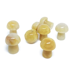 Топаз Нефрит Фигурки целебных грибов из натурального топаза и нефрита, Украшения из камня с энергией Рейки, 22 мм
