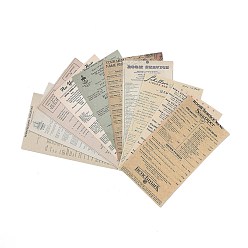 Autres Bloc de papier de scrapbooking, pour scrapbook album bricolage, carte de voeux, papier de fond, agenda décoratif, fête géante, 9.1x5 cm, 30 pcs /sachet 