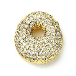 Letter O Стойки обшивки латунь кубического циркония подвески, без кадмия и без свинца, долговечный, алфавит, Письмо O, 22x19x9 мм, отверстие : 4x2 мм