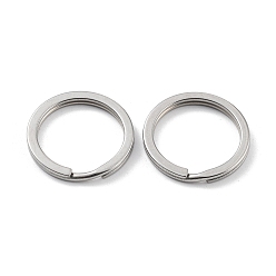 Нержавеющая Сталь Цвет Не тускнеет 304 разъемные брелоки из нержавеющей стали, брелок для ключей, цвет нержавеющей стали, 20x2 мм, одиночный провод: 1 мм