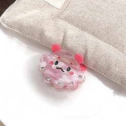 Осьминог Заколки для волос в форме когтей из ацетата целлюлозы, аксессуары для волос для женщин и девочек, морские животные, осьминог, 44x55 мм