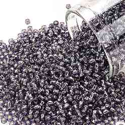 (39) Silver Lined Tanzanite Тохо 11/0 круглые бусины, японский бисер, (39) танзанит с серебряным покрытием, 11/0, 2.2 мм, отверстие : 0.8 мм, Около 1110 шт / 10 г