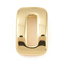 Настоящее золото 18K Номер 0 латунные бусины, долговечный, стойки покрытие, без свинца и без кадмия, реальный 18 k позолоченный, 14x9x5 мм, отверстие : 11x3 мм