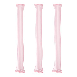 Misty Rose 3Pcs Sponge Hair Curling Tool, Hair Rollers, Misty Rose, 27.5x2.25cm