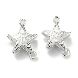 Серебро Магнитные застежки из сплава, без кадмия и без свинца, звезда, долговечный, серебряные, 14.5x10x4.5 мм, отверстие : 1 мм