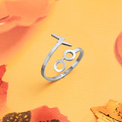 Платина Регулируемые открытые манжеты из сплава, солнцезащитные очки на Хэллоуин с молнией, платина, внутренний диаметр: 16~19 мм