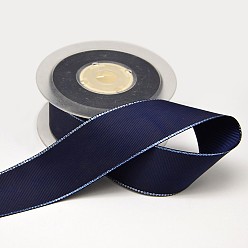 Морской Синий Проводной Grosgrain ленты для подарочной упаковке, Marine Blue, 1 дюйм (25 мм), о 100yards / рулон (91.44 м / рулон)