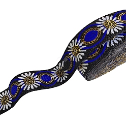 Синий Полиэфирная лента, орнамент одежды, синие, 3/4 дюйм (20 мм), около 7.66 ярдов (7 м) / шт