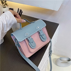 Бледно-Розовый Набор сумок через плечо своими руками, включая материалы сумки из искусственной кожи, розовый жемчуг, 145x185x65 мм