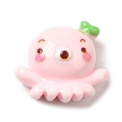 Осьминог Кабошоны из непрозрачной смолы на тему океана, морские животные кабошоны, осьминог, 13x14.5x7 мм