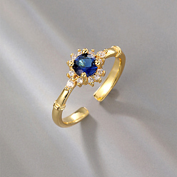 Золотой Латунные открытые манжеты для женщин, золотые, внутренний диаметр: 16~18 мм