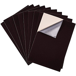 Кокосово-Коричневый Стекающая ткань, полиэстер, самоклеящаяся ткань, прямоугольные, кокосового коричневый, 29.5x20x0.07 см