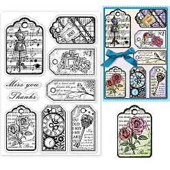 Другие Пластиковые штампы пвх, для diy scrapbooking, фотоальбом декоративный, изготовление карт, штампы, шаблон этикетки, 16x11x0.3 см