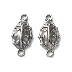 Insects 304 подвески из нержавеющей стали, цвет нержавеющей стали, не тускнеет, насекомые, 15x7x3 мм, отверстие : 1.4 мм