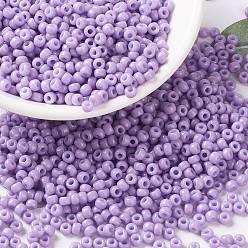 (RR4486) Duracoat Dyed Opaque Crocus MIYUKI Round Rocailles Beads, Japanese Seed Beads, 8/0, (RR4486) Duracoat Dyed Opaque Crocus, 3mm, Hole: 1mm, about 19000~20500pcs/pound