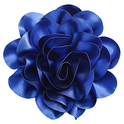 Синий 1броши из полиэстера, цветок, синие, 200 мм