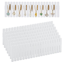 White 4Pcs PP Plastic Multi-Function Drawer Divider, Classification Partition, White, 248x69.5x2mm