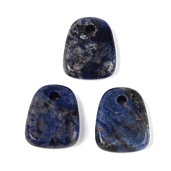 Ляпис-Лазурь Природный лазурит подвески, трапециевидные подвески, 28.5~29x22.5~23x6~7 мм, отверстие : 3.5~5 мм