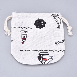 Vehicle Мешковины мешковины подарочные мешки хранения, пакеты для упаковки конфет, на шнурке из полиэстера, модель автомобиля, 11.5x11 см