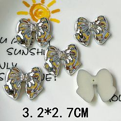 Bowknot Пластиковые кабошоны, бантом, 27x32 мм, 5 шт / комплект