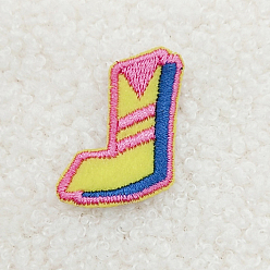 Letter J Computerized Embroidery Cloth Iron on/Sew on Patches, Costume Accessories, Appliques, Letter.J, 32x25mm