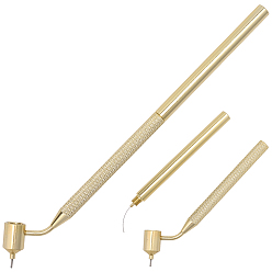 Light Gold Алюминиевый аппликатор для краски, золотой свет, 203x25.5x12 мм, отверстие : 9.5 мм