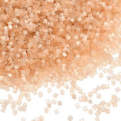 (DB0674) Светлый Топазовый Шелково-атласный Бусины miyuki delica, цилиндр, японский бисер, 11/0, (дБ 0674) легкий топаз шелковый атлас, 1.3x1.6 мм, отверстия: 0.8 мм, около 10000 шт / мешок, 50 г / мешок