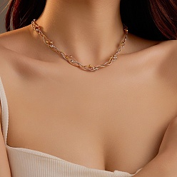 (52) Непрозрачная лаванда 3 цвета 304 плетеная круглая цепочка-змейка из нержавеющей стали 3 стильные ожерелья для женщин, разноцветные, 15.71 дюйм (39.9 см)