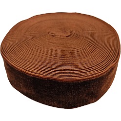 Кокосово-Коричневый Одного лица бархотка, лента для банта, цветок, украшение подарка, кокосового коричневый, 1 дюйм (25 мм), около 10.94 ярдов (10 м) / рулон